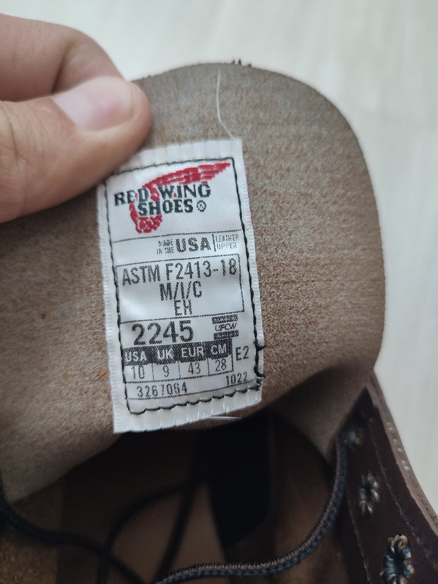 Red wing тшо ботинка