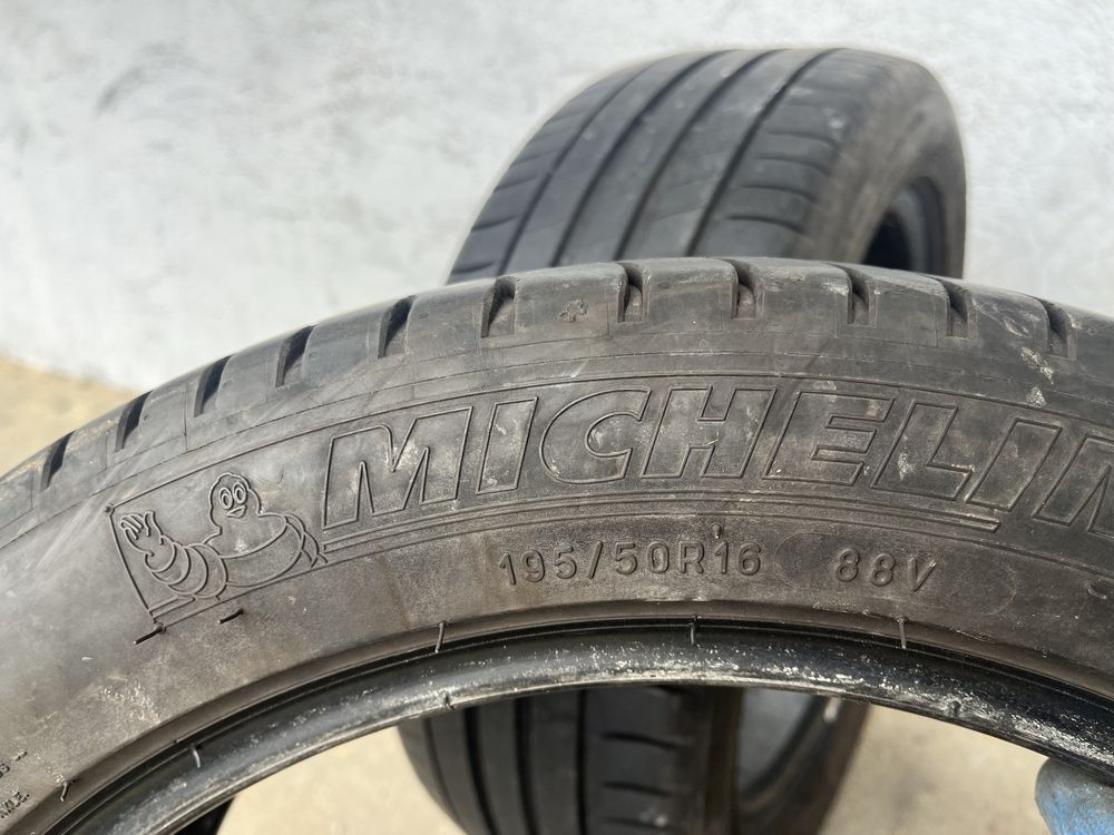 2 бр. летни гуми 195/50/16 Michelin DOT 0819 5 mm