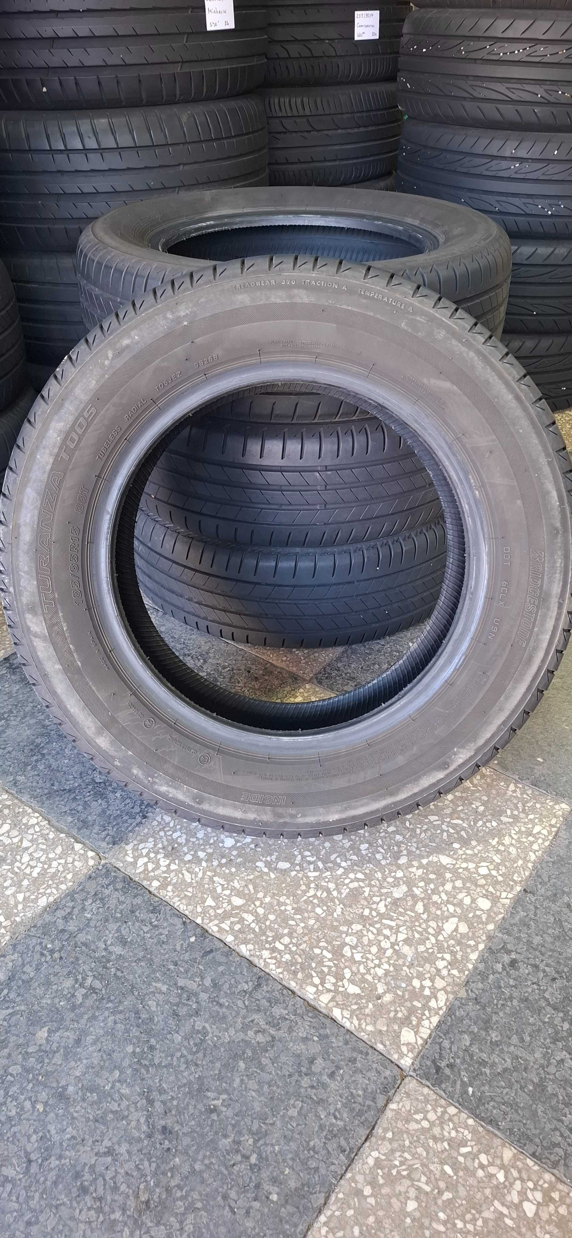 4бр. 185/65/15 Bridgestone 7mm грайфер, дот 23г. Безплатен монтаж