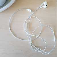 Наушники Apple EarPods Lightning, гарнитура для iPhone, белые