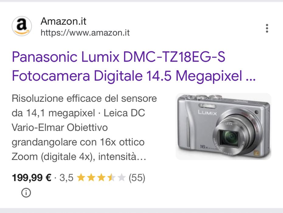 Panasonic TZ 18