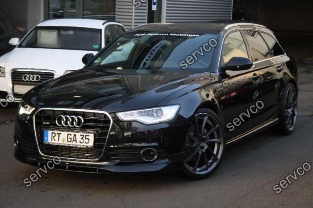 Spoiler prelungire fusta bara fata A6 4G C7 Audi S Line Abt S6 2011-