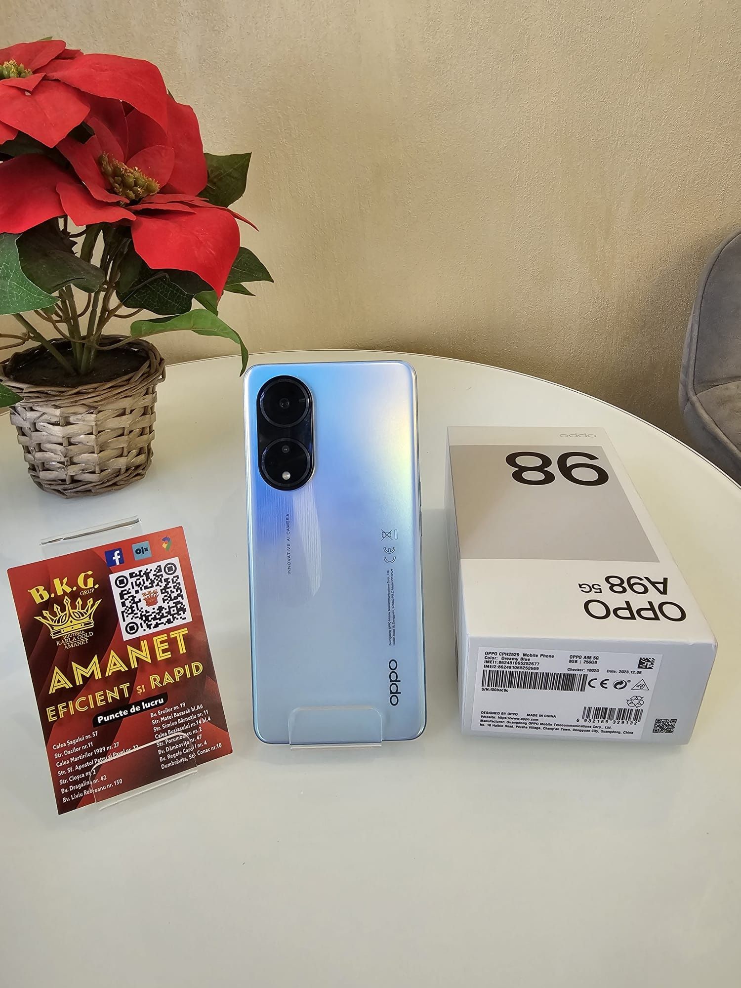 Oppo A98 256gb Amanet BKG