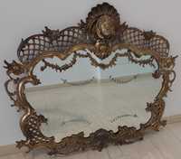 Superbă oglinda cu rama din bronz masiv in stilul Baroc ,piesa cu o lu
