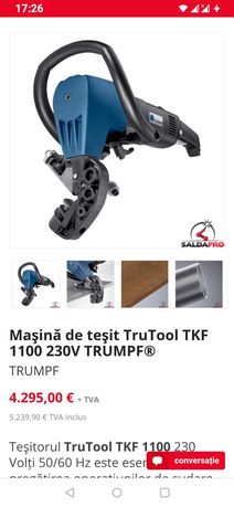 Mașină de teșit muchii TruTool TKF 1100 230V TRUMPF