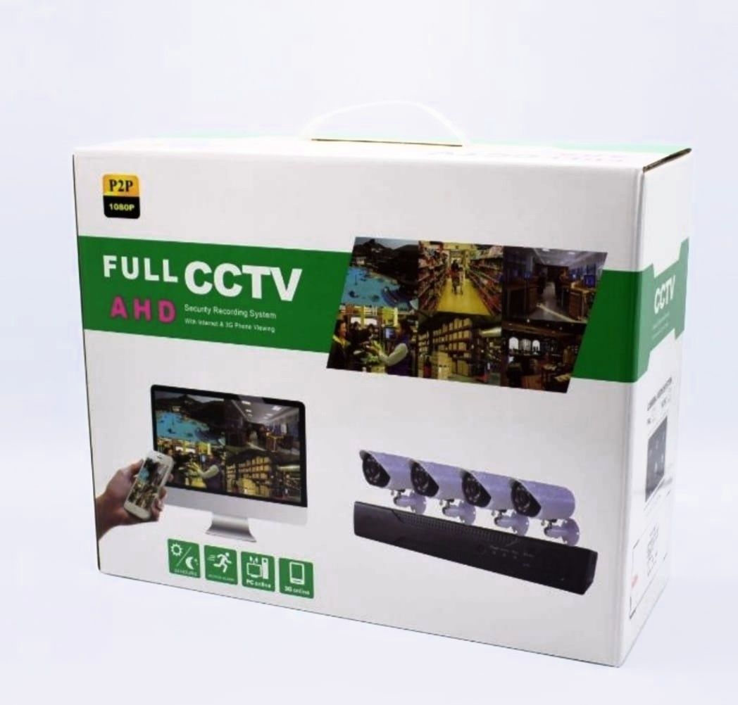 Sistem de supraveghere Full HD CCTV AHD interior/ext HDMI 4/8 camere