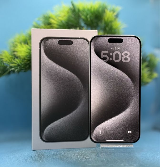 ГАРАНЦИОНЕН!!! Apple iPhone 15 Pro, 128GB, 5G, White Titanium