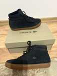 Ghete Lacoste negre din piele
