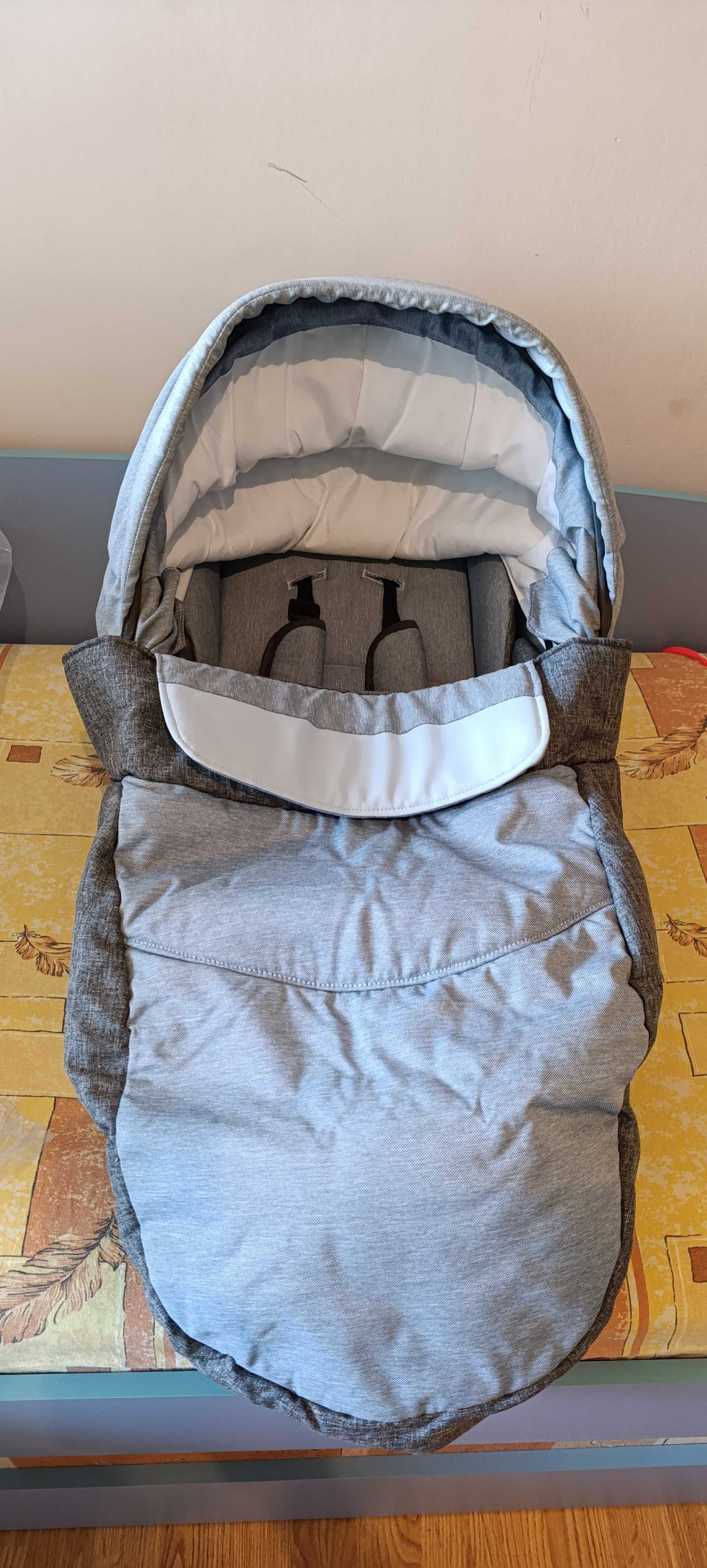 Бебешка количка 2в1 Baby Giggle Indigo -Antica