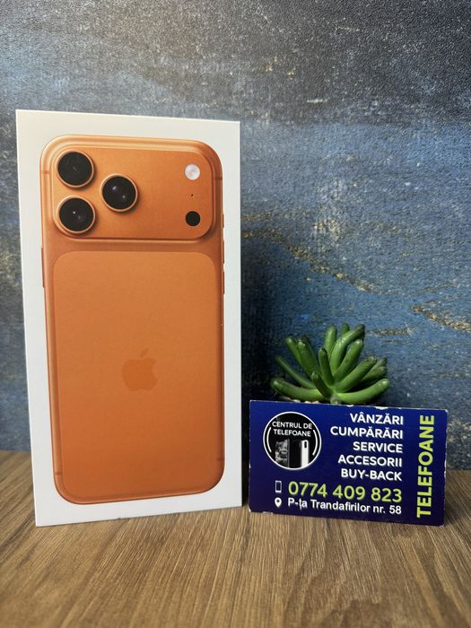 Iphone 17 Pro Max/256Gb/Garantie 2Ani Centrul de Telefoane/Rate