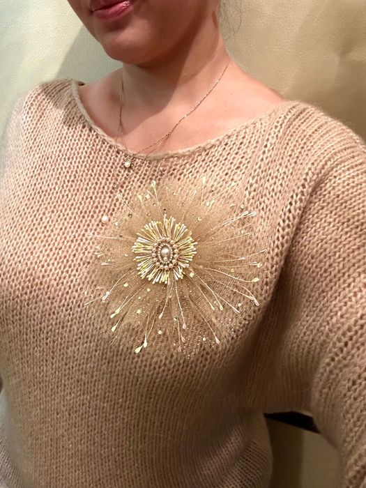 Брошь ручной работы! Авторская работа!