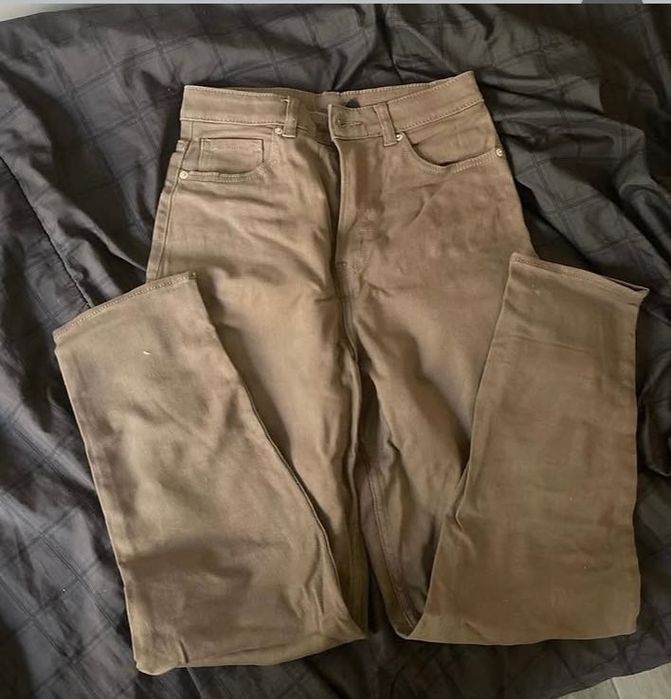 Кафяви широки дънки H&M