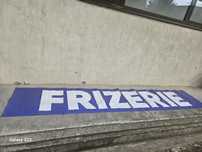Reclama Frizerie.3 M lungime.  200 lei : 2 bucăți