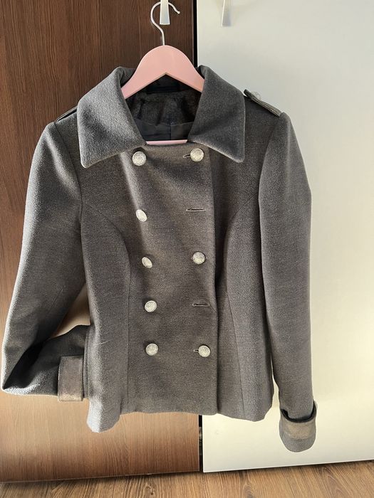 Sacou palton scurt cu nasturi marimea S