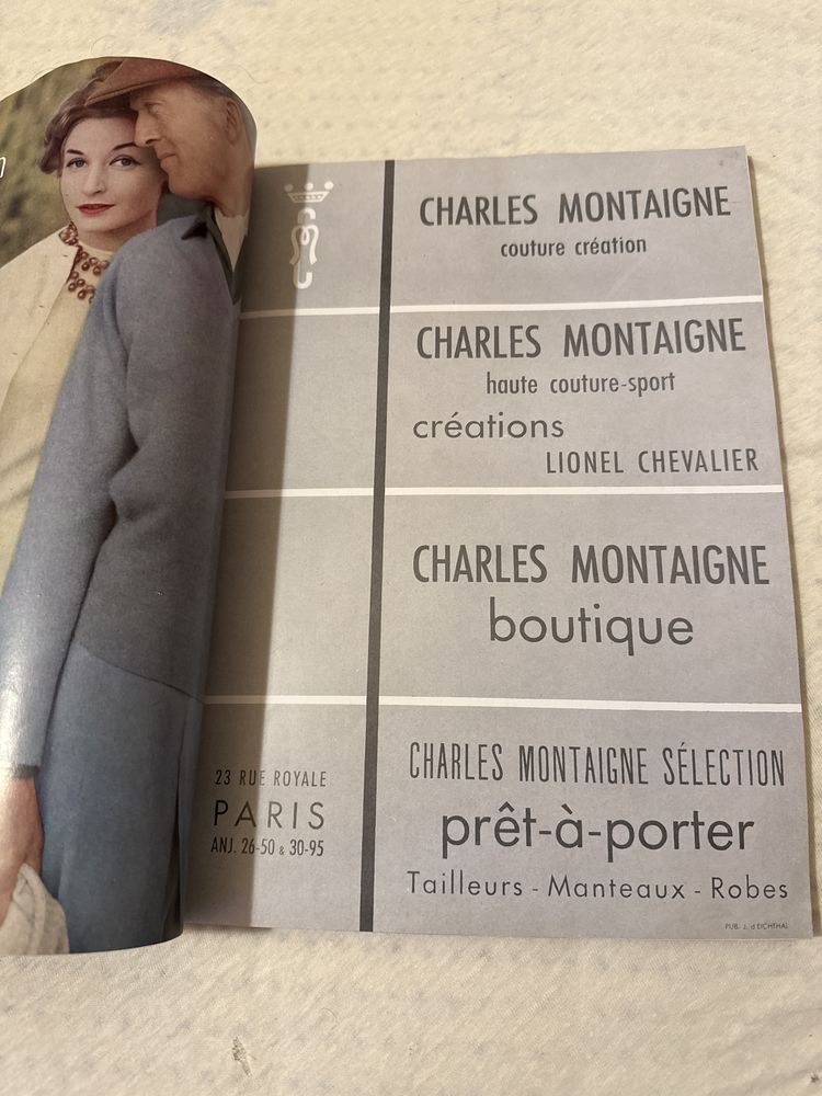 VOGUE  1958 … ..