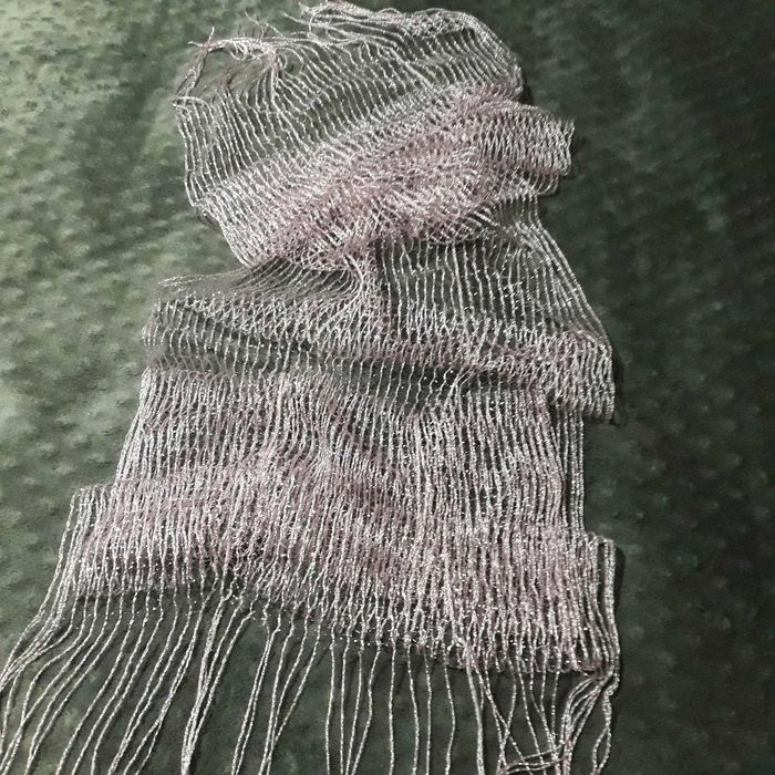 Шал в нежно розово