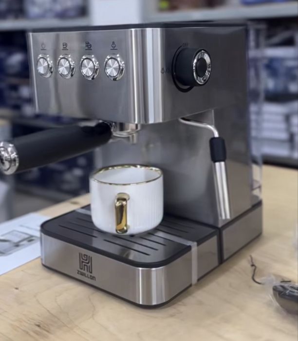 Кофеварка Кофемашина Домашняя Офисная Кофемолка Кофе Аппарат