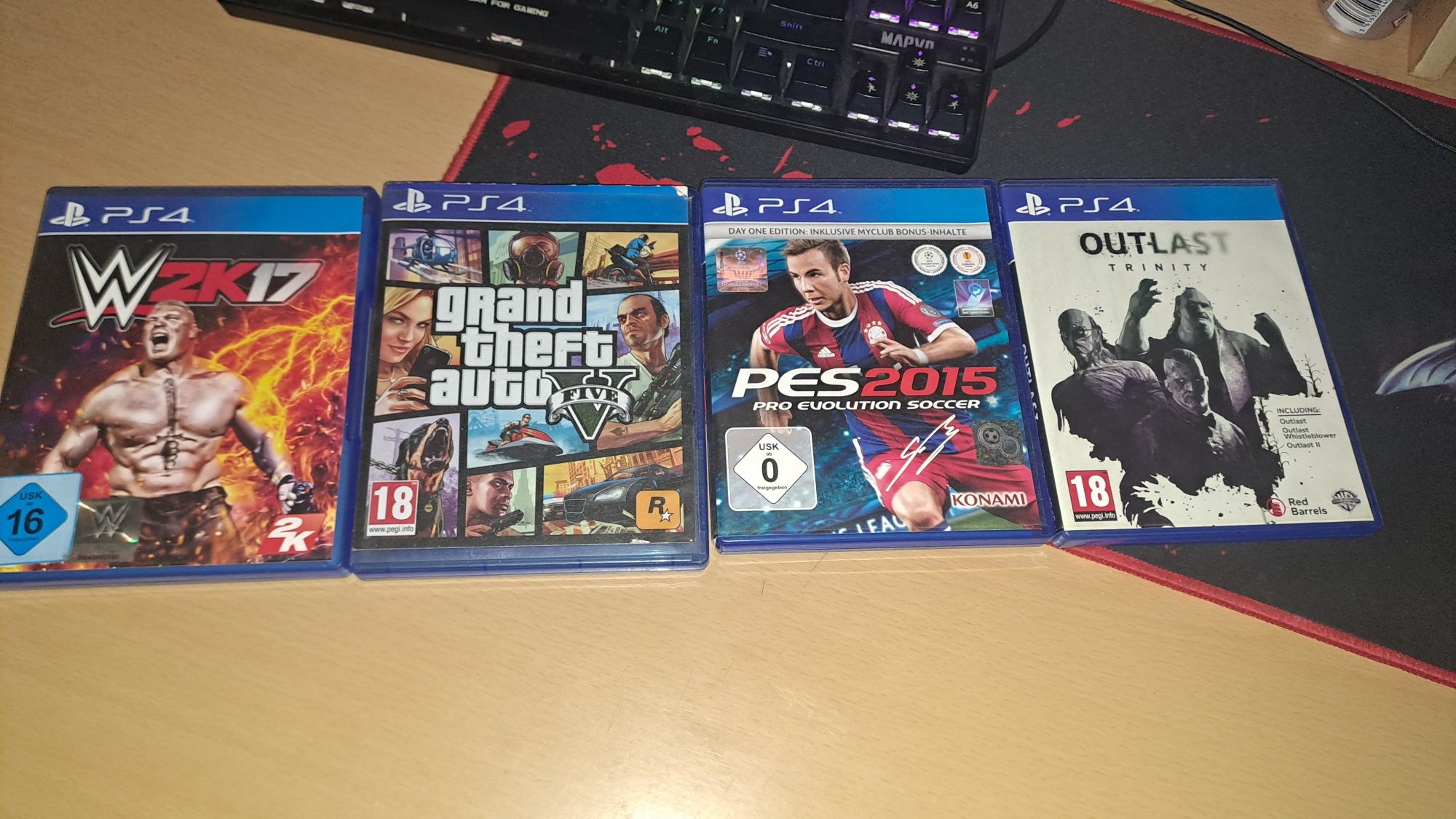 Jocuri PS4: GTA V NU MAI ESTE !!! , PES 2015 , OUTLAST 1/2 NU MAi ESTE