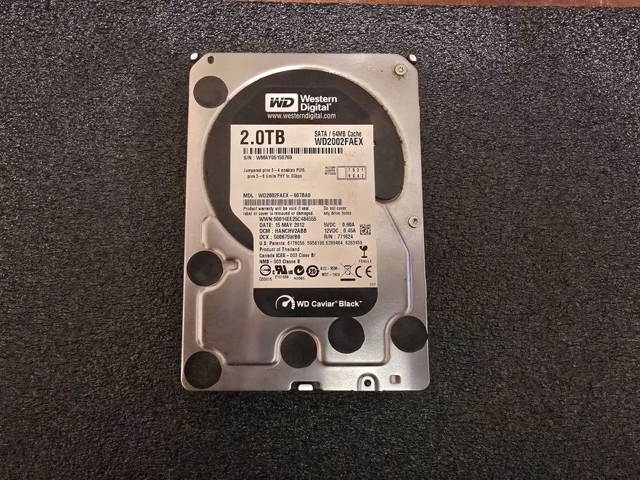 HDD WD Black 2TB - 100% viată