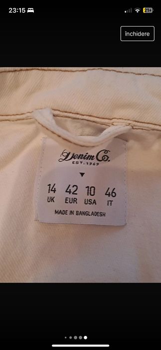 Vând geacă Denim