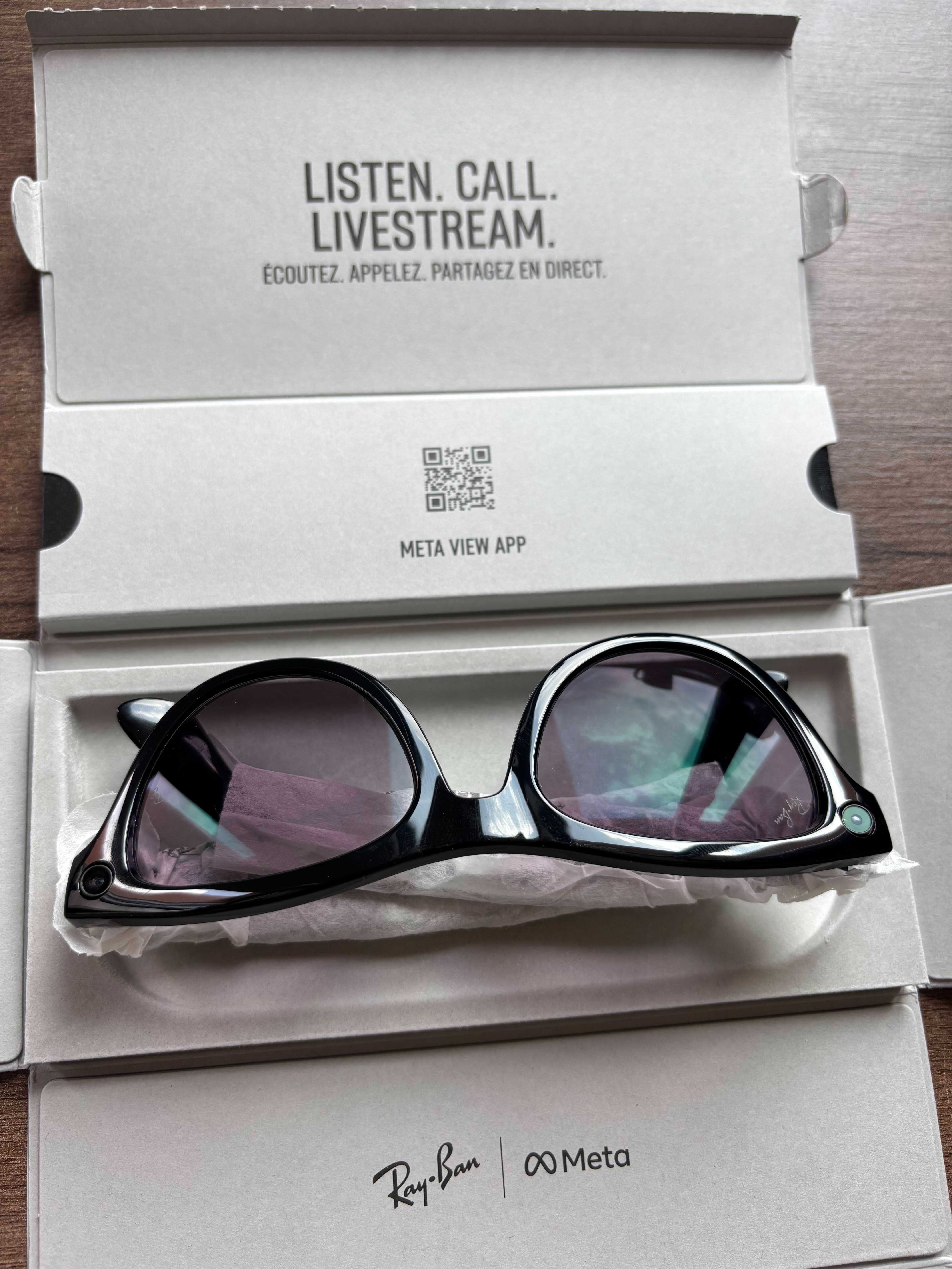 Ray-Ban Meta Skyler rw4010 нови Smart очила с камера за жената