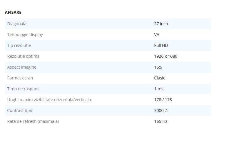 Monitor Gaming LED VA LG UltraGear 27", 165hz AMD FreeSync/G-Sync, DP