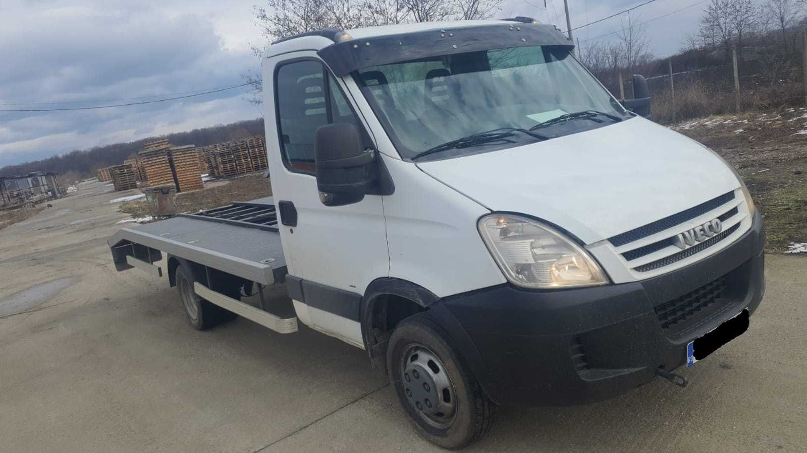 Vand Iveco Daily platforma remorcare auto