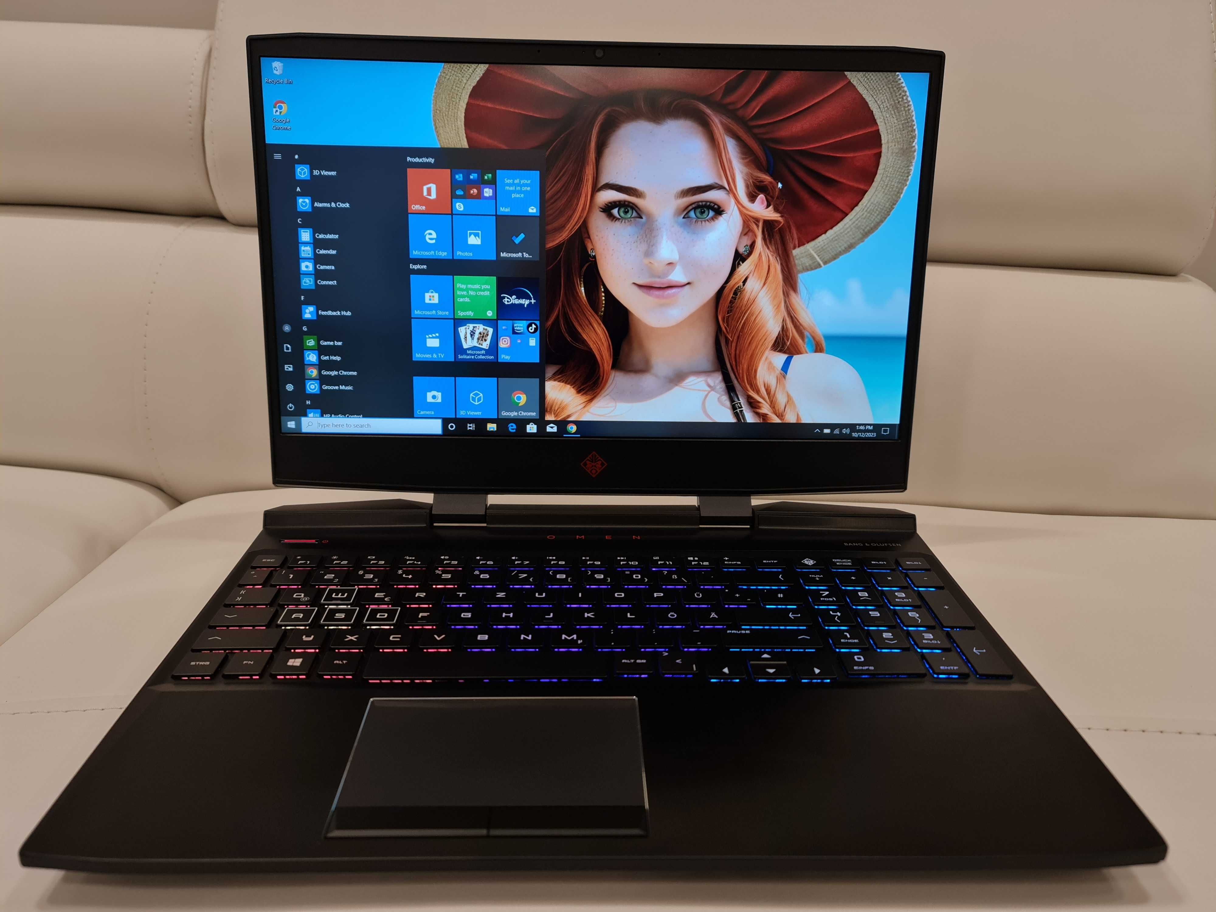 Laptop gaming nou HP, intel core- i7-8750H, video NVIDIA ,16 gb ram