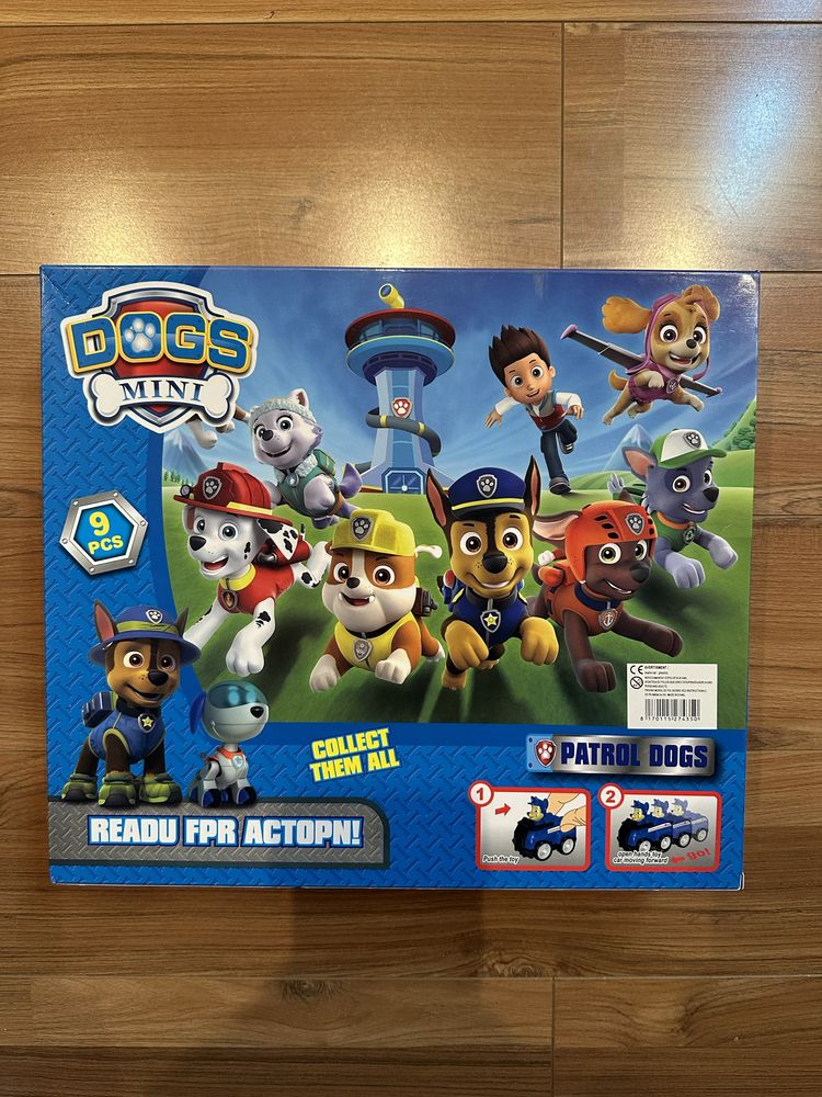 Set cu 9 figurine Patrula Catelusilor, Paw Patrol