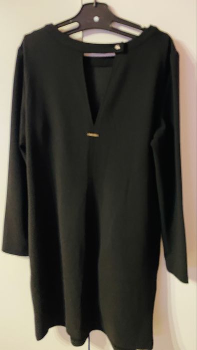 Rochie Gaudi neagra cu maneca lunga