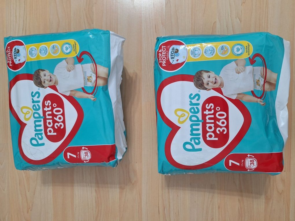 Pampers pants nr 7, 38 buc