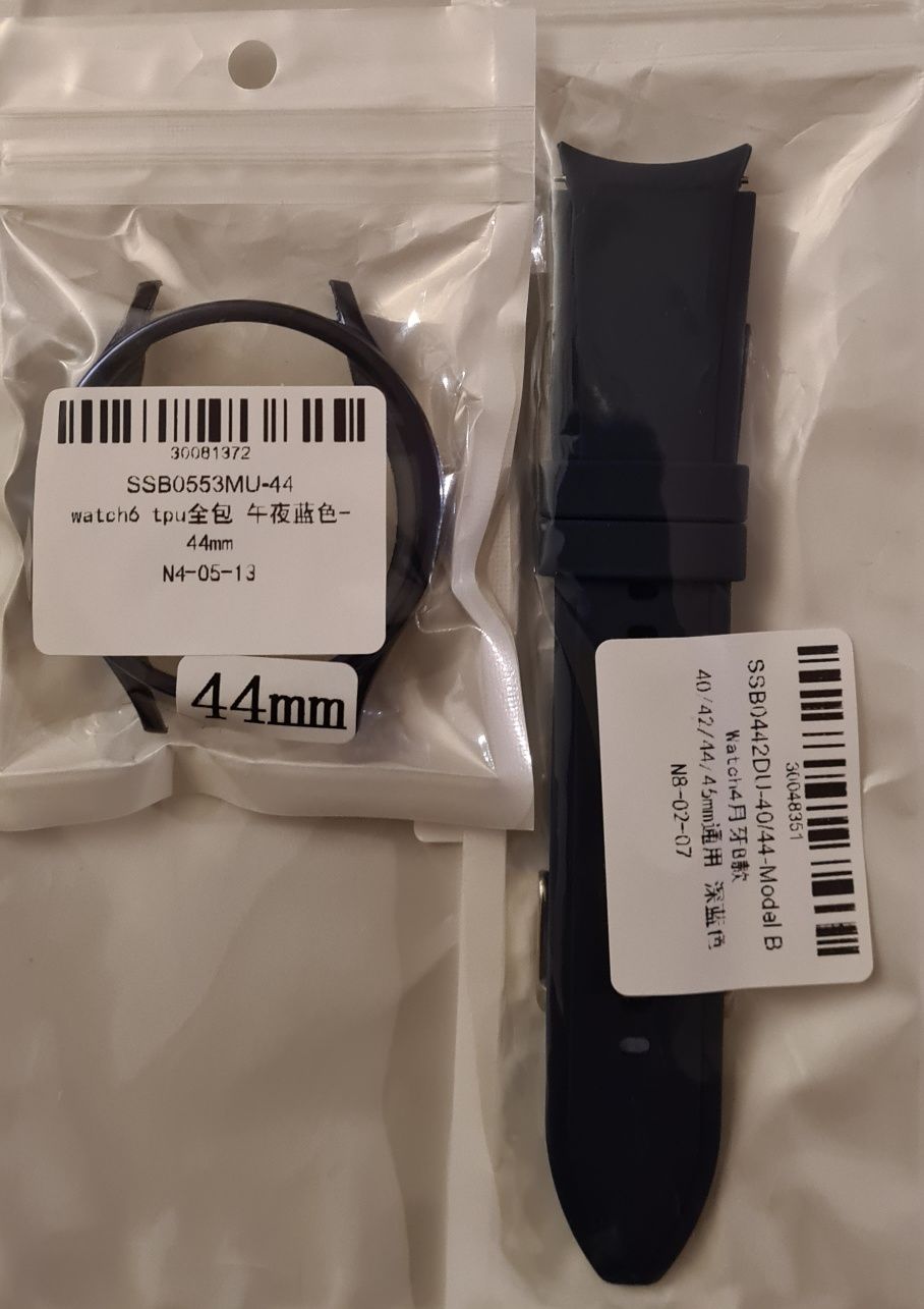 Комплект каишка и протектор за Samsung Watch 6 44mm...може и поотделно