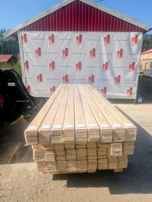 Lambriu Sauna Fara Noduri Profil UNO Pin 18x120x4000mm PRET PRODUCATOR