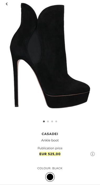 Дамски боти Casadei обувани веднъж 41