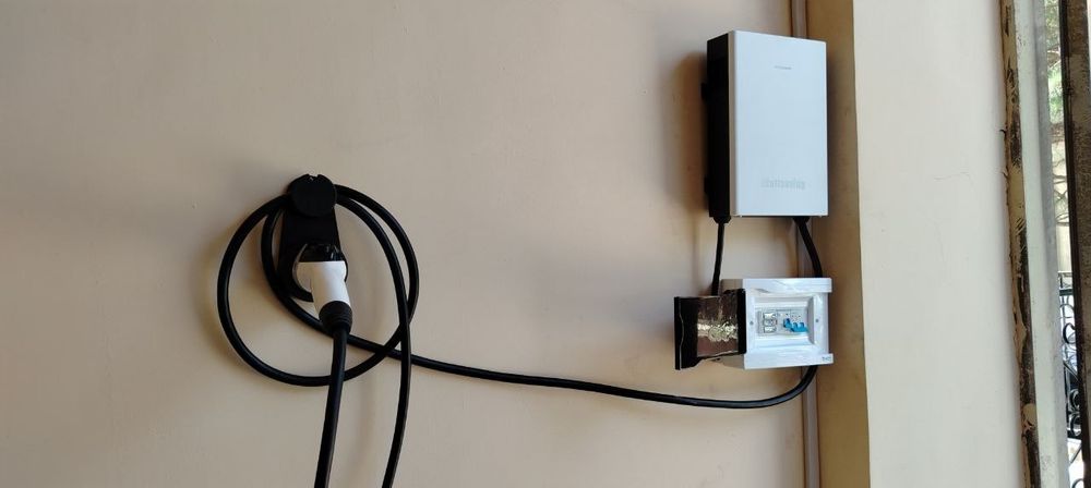Установка электро зарядки 100$