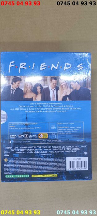 colectie completa dvd FRIENDS 10 SEZ. 39 dvd majoritatea sigilate