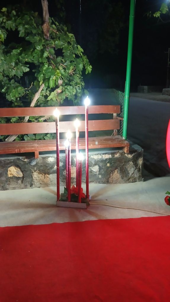 2ta shamdon 12ta lampa dekor uchun