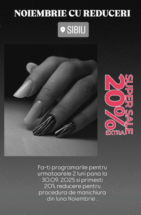Realizez manichiura profesional în Sibiu
