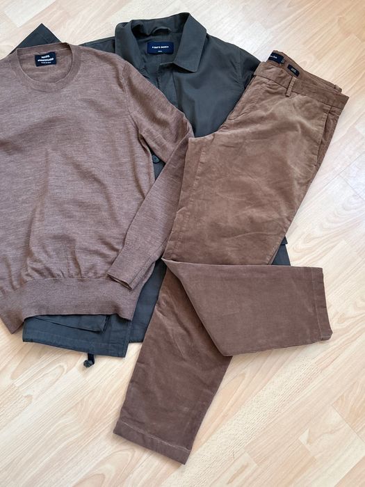 Massimo Dutti кафеви елегантни мъжки джинси 33номер