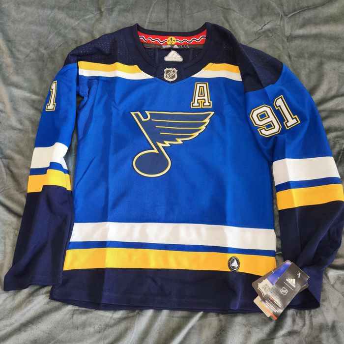 ADIDAS NHL St. Louis Blues фланелка НОВА