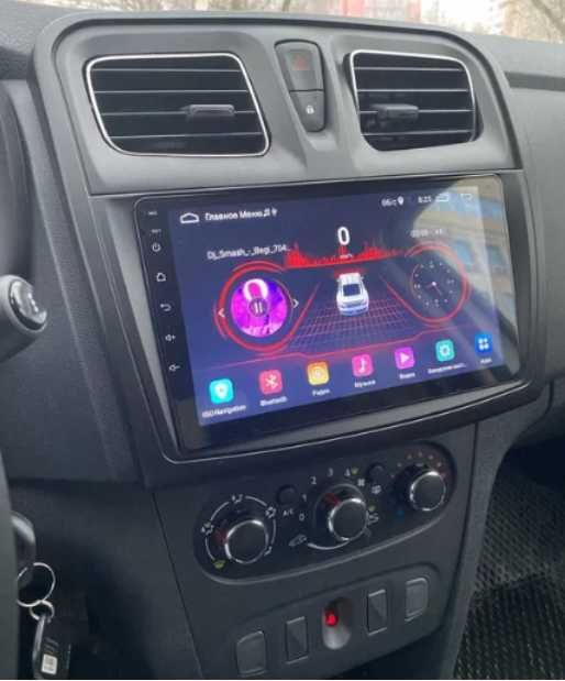 Navigație Android 9 inch Dacia Logan WiFi internet Waze YouTube GPS BL