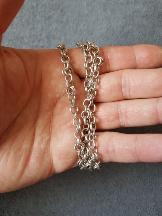 Lant argint 925 italy,in stare foarte buna,52 cm