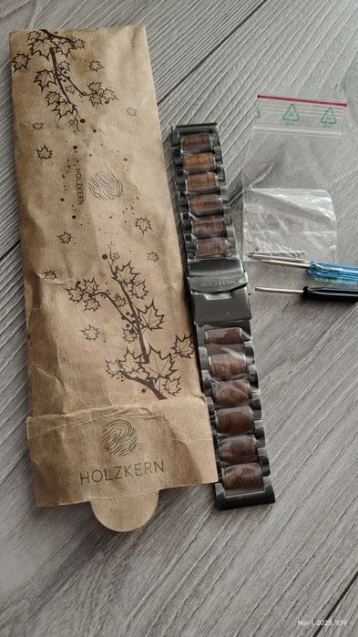 Curea ceas lemn natural Holzkern