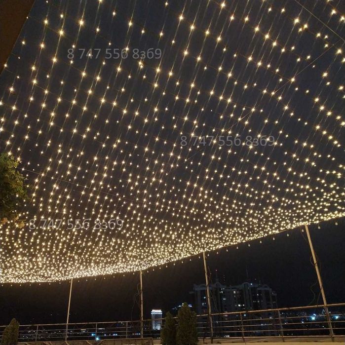 Оформление в стиле звёздное небо для создания уютной атмосферы