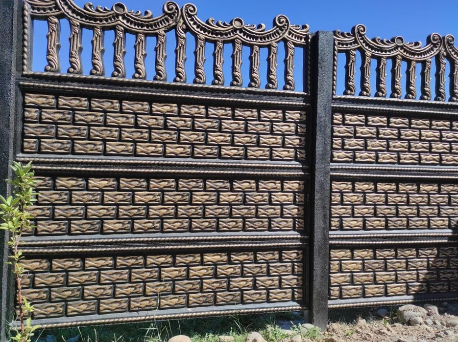 Бетонные  Заборы