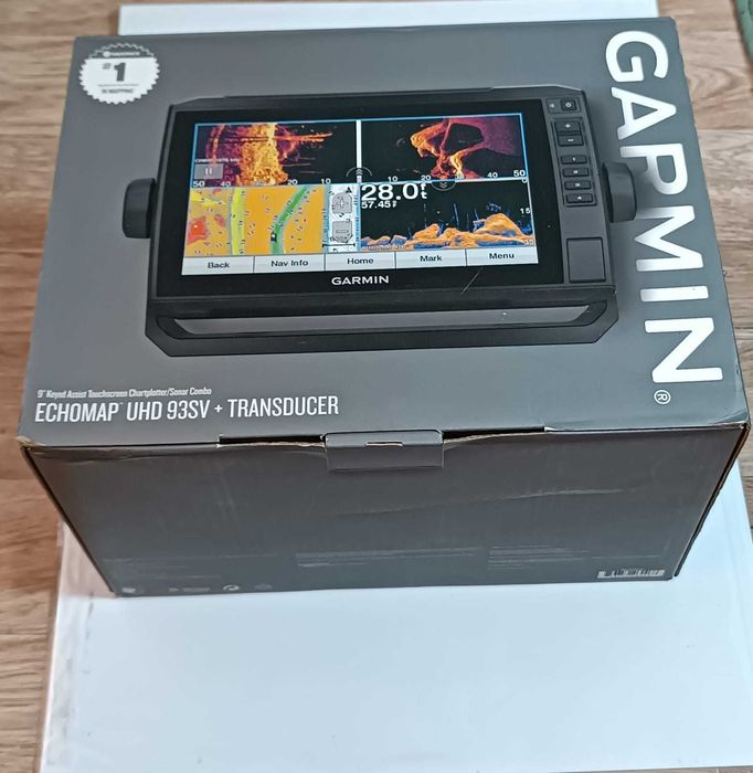 эхолот garmin echomap uhd 93sv с датчиком gt56uhd-tm