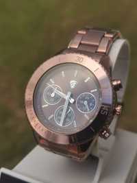 Ceas Auriol Chronograph - AM-PM - Chocolate - 39,5 mm