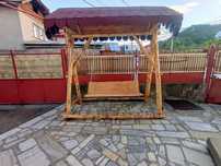 Leagăn/balansoar RUSTIC din lemn de brad tratat!