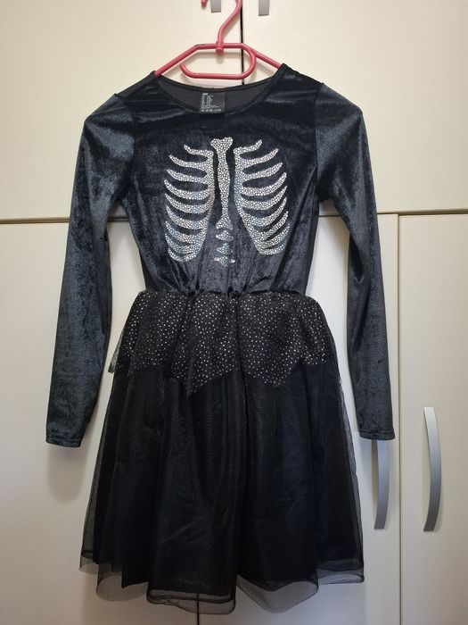 Rochie H&M fete Halloween, marimea 134/140 , 8-10 ani