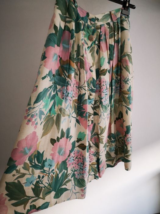 Fusta vintage cu buzunare transport gratuit